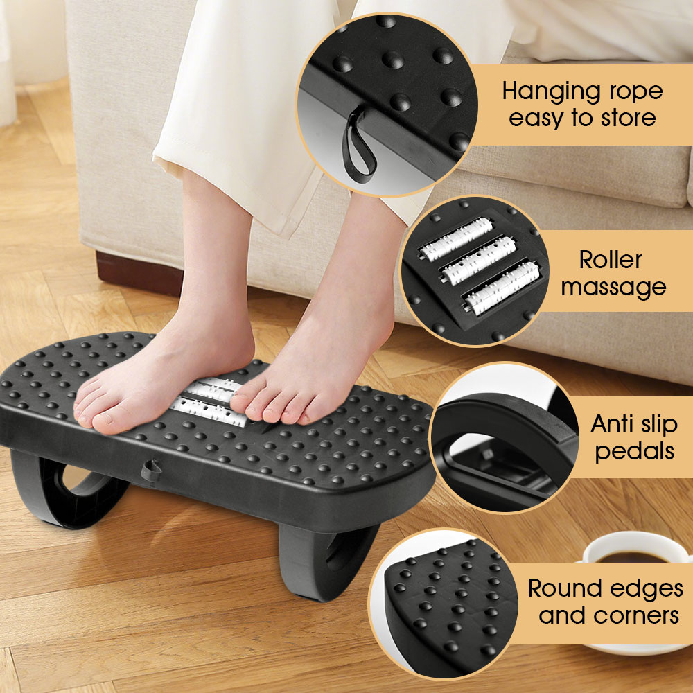 Footrest Under Desk - Repose-pieds ergonomique Portable pour la maison