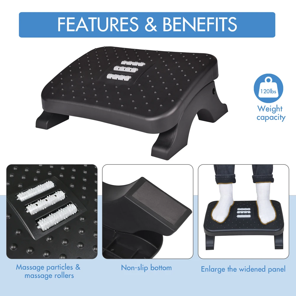 Repose-pieds ergonomique sous  - Footrest Under Desk avis et prix