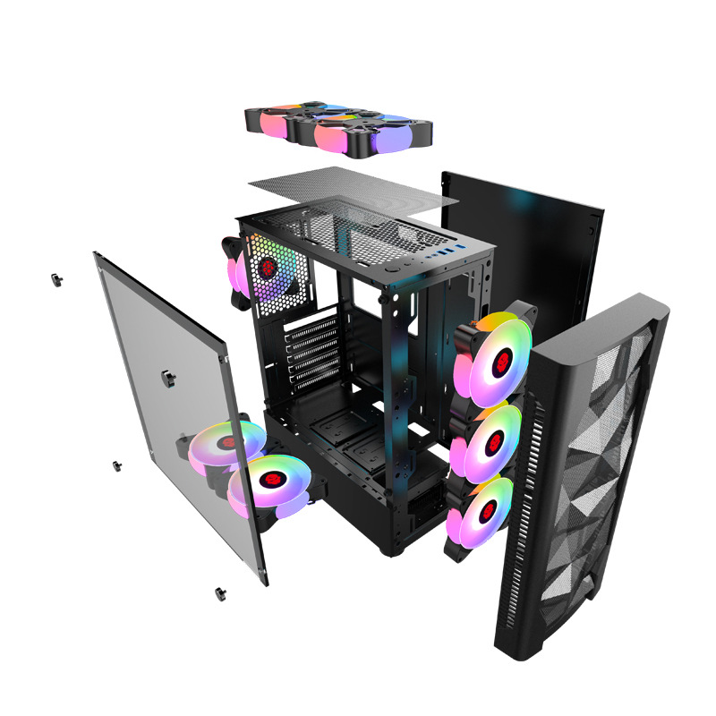 Boîtier pour PC de jeu avec pa - Esports Gaming Pc Build avis et prix